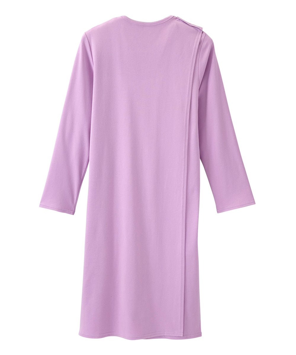 Women's No Peek Hospital & Home Care Long Sleeve Gown - Silverts 34