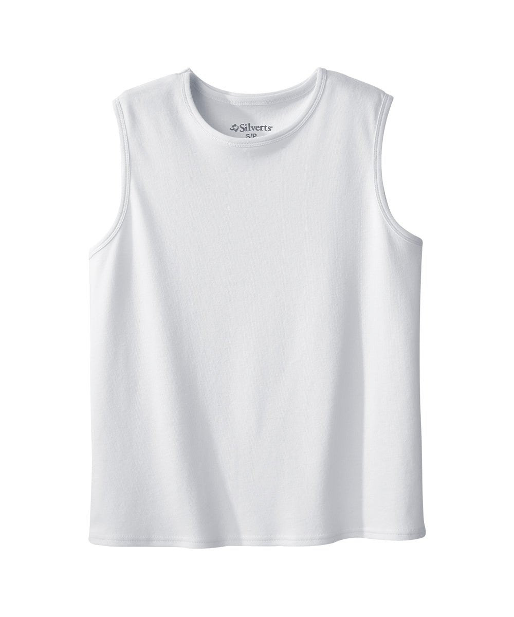 3 Pack - Men's Adaptive Sleeveless Undershirt - Silverts 25