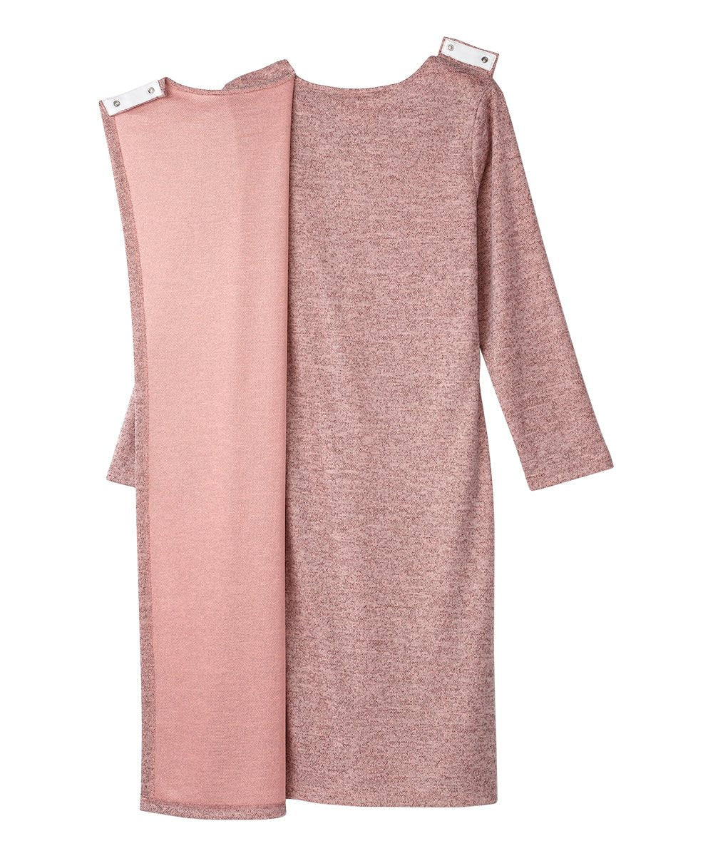Women's Open Back Sweater Knit Dress - Silverts 8