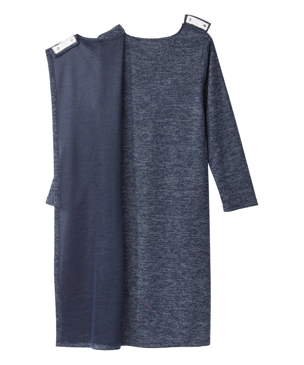 Women's Open Back Sweater Knit Dress - Silverts 4