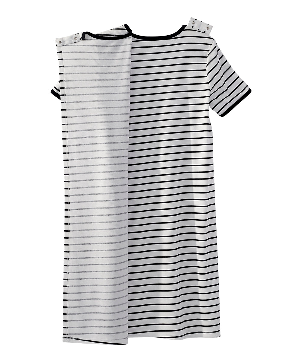 Women's Open Back T-Shirt Dress - Silverts 4