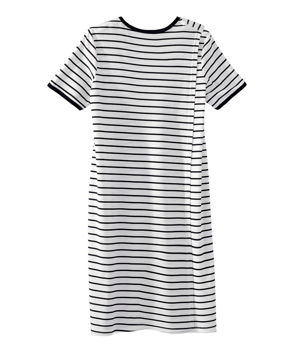 Women's Open Back T-Shirt Dress - Silverts 6
