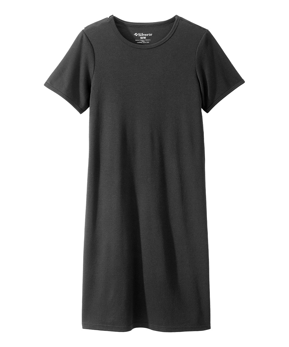 Women's Open Back T-Shirt Dress - Silverts 7