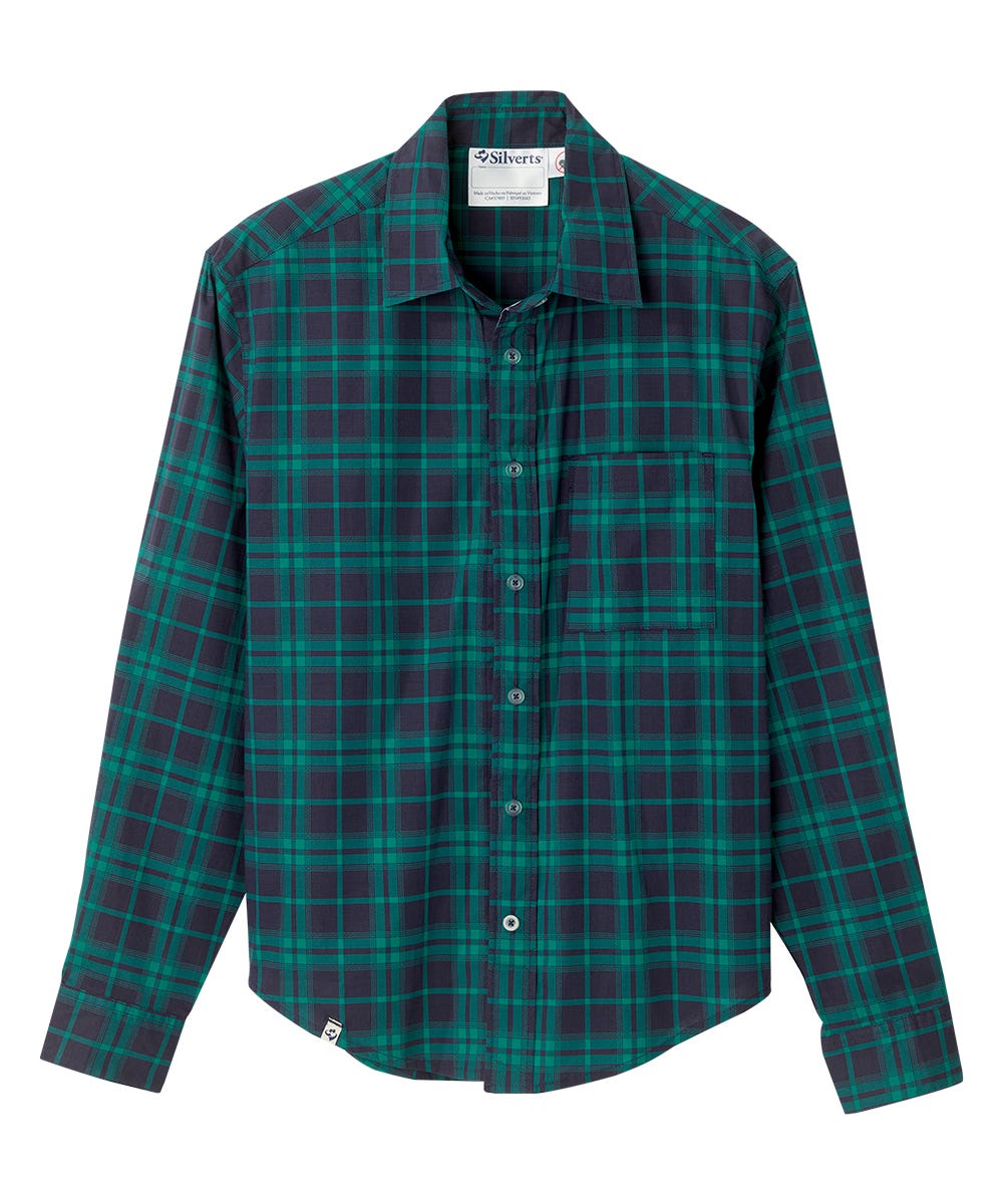 Men's Self Dressing Magnetic Buttons Dress Shirt - Silverts 12