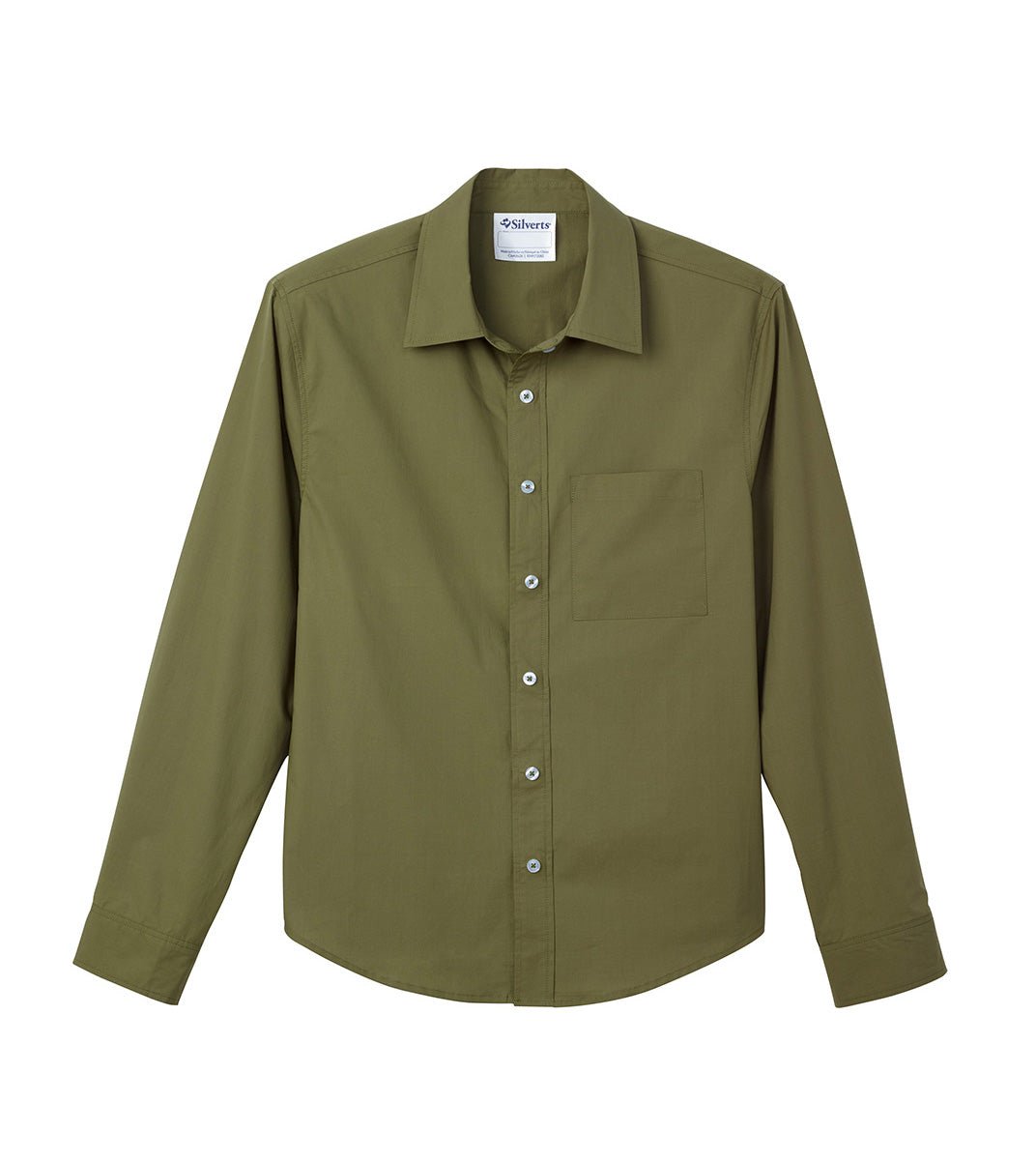 Men's Self Dressing Magnetic Buttons Dress Shirt - Silverts 1