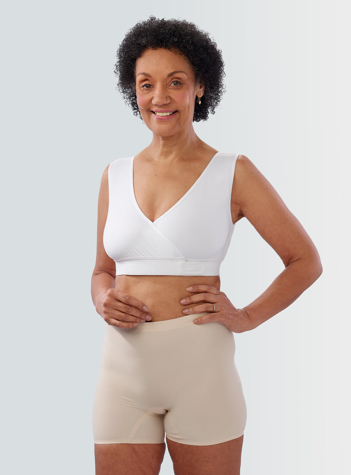 Women's Easy Touch Front Closure Bra (Cups A-D) - Silverts 1