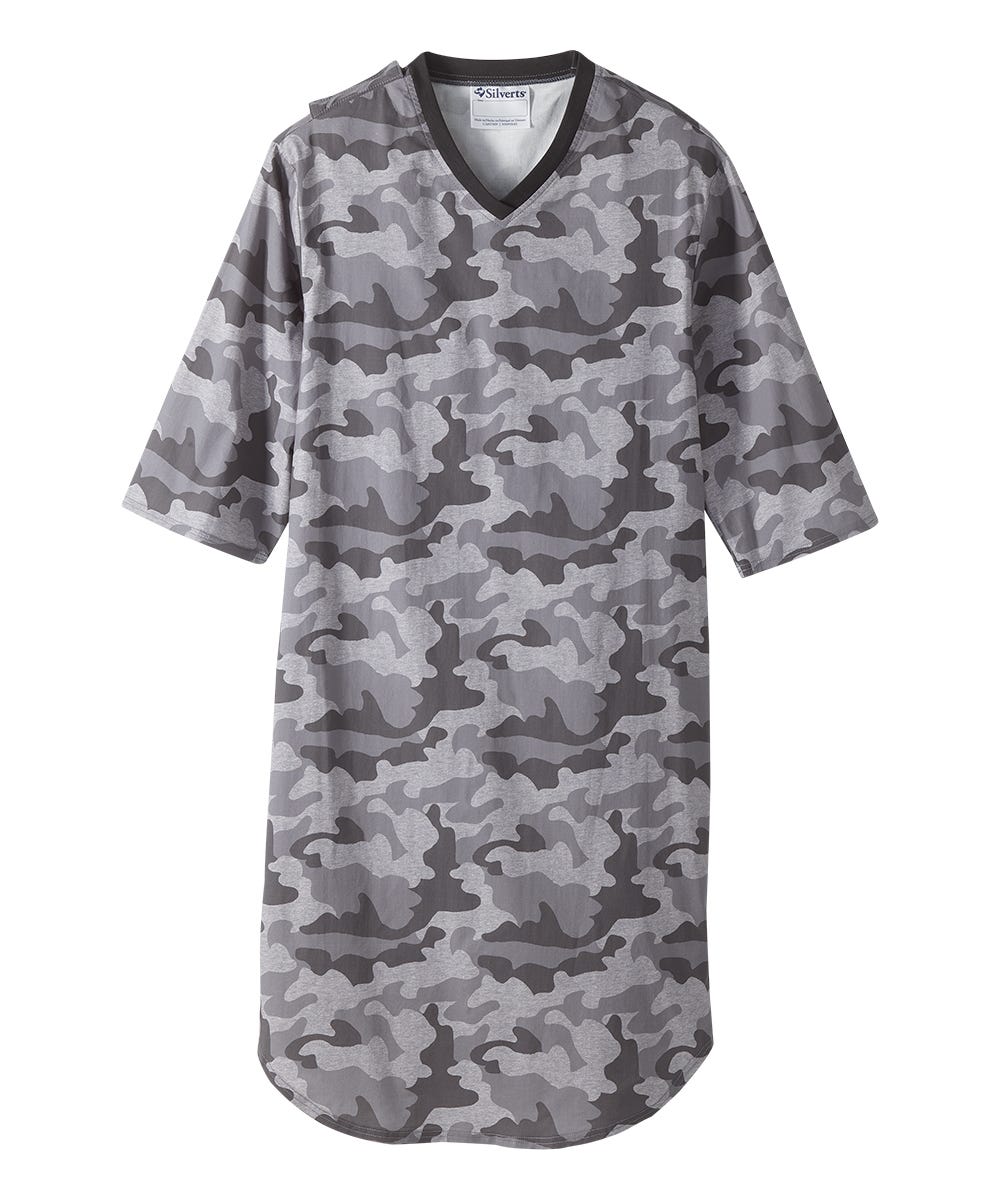 Men's Classic Comfort Hospital Gown - Silverts 2