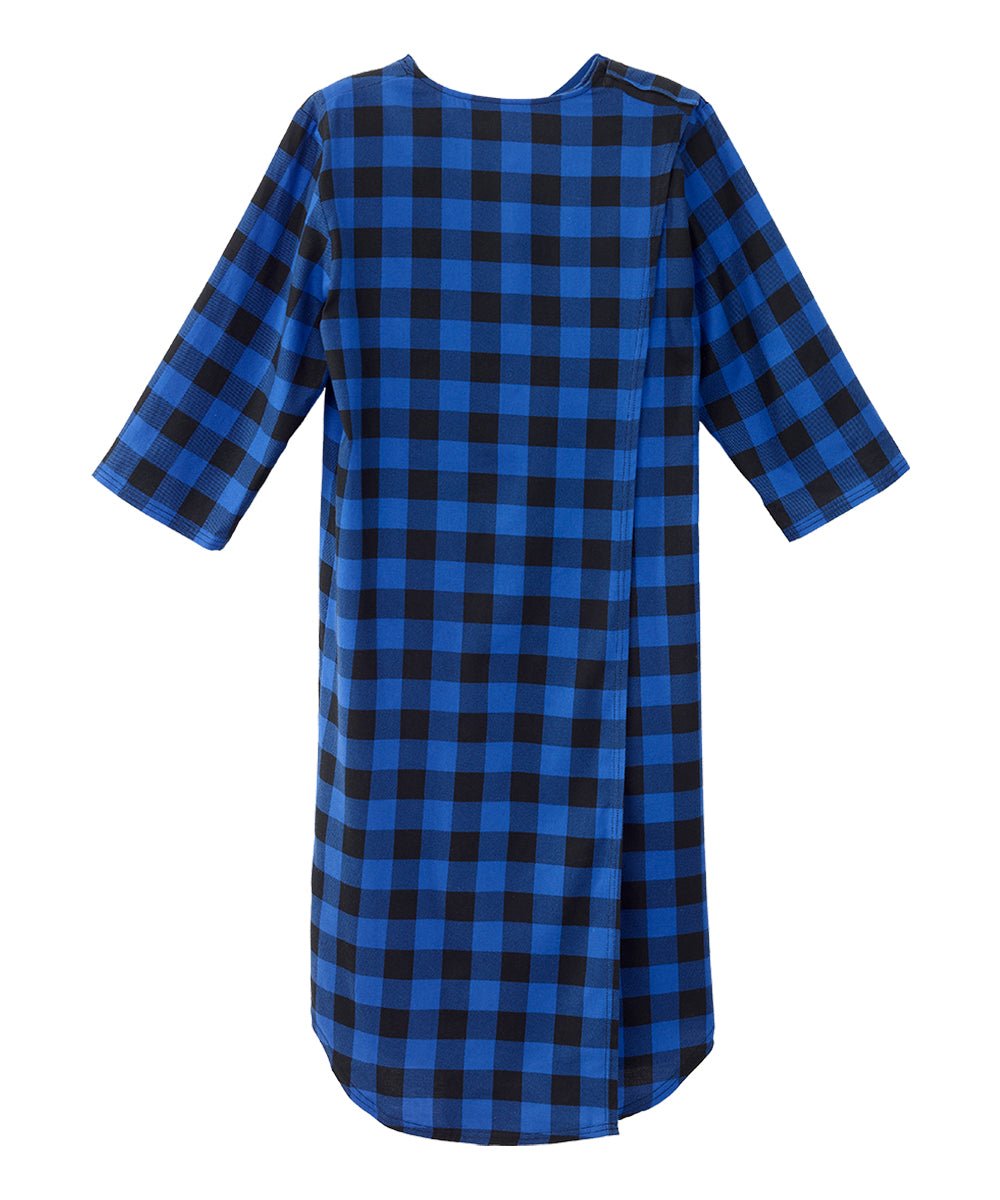 Men's Flannel Hospital & Home Care Gown - Silverts 23