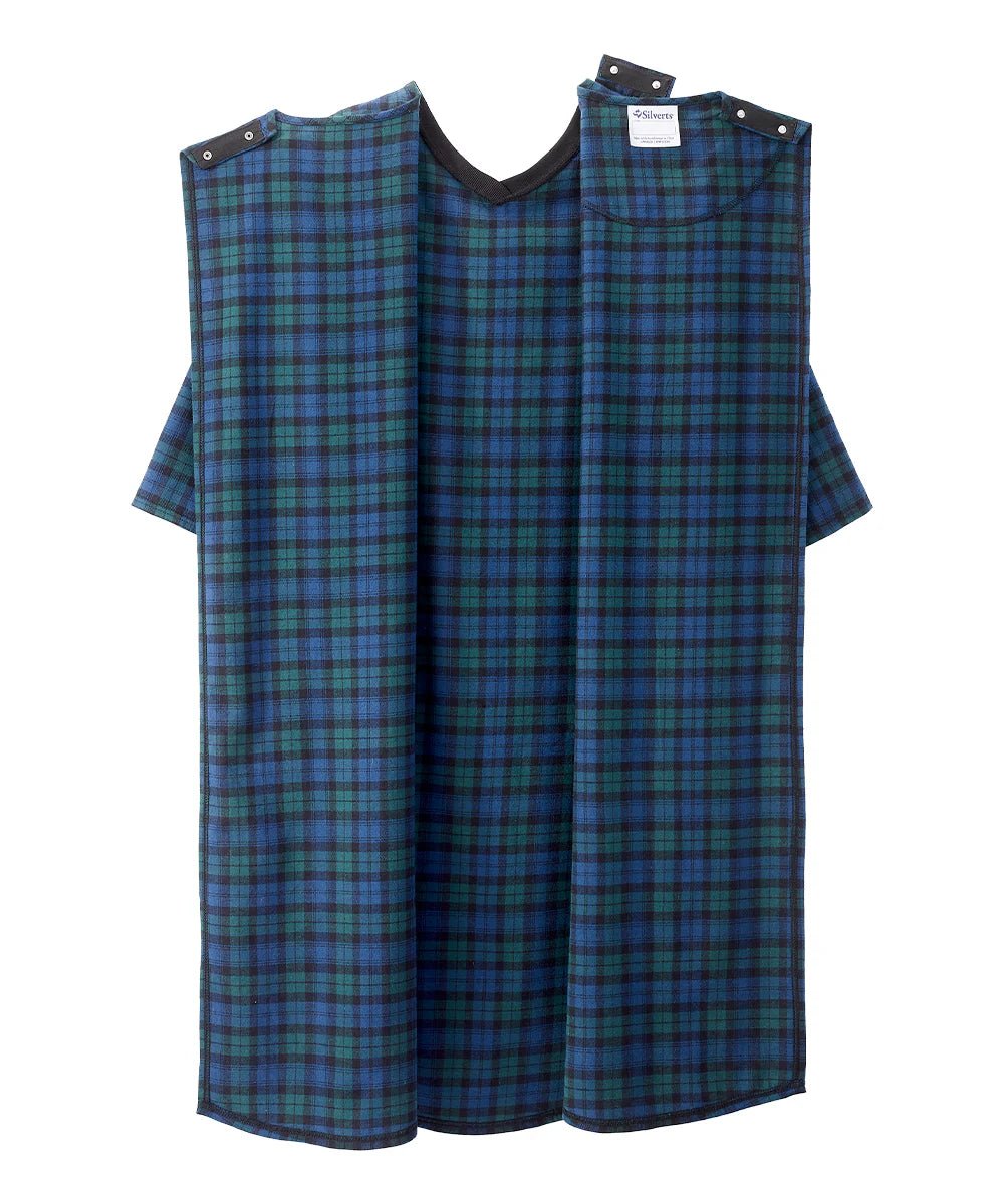 Men's Flannel Hospital & Home Care Gown - Silverts 9