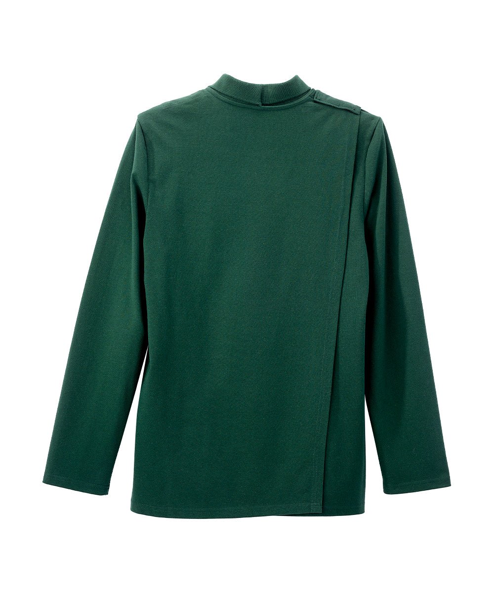 Men's Adaptive Open Back Polo Shirt with Long Sleeves - Silverts 6