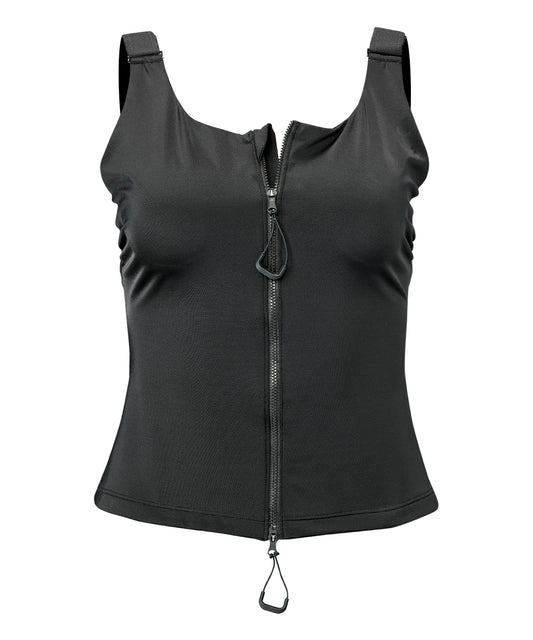 Women's Zip Front Adaptive Swim Tankini - Silverts 1