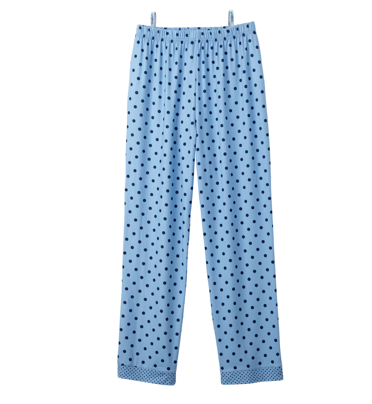 Women's Open Back Top & Pull-On Pant Polka Dot Pajama Set - Silverts 4