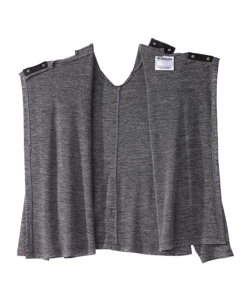 Women's Open Back Knit Button Top - Silverts 3