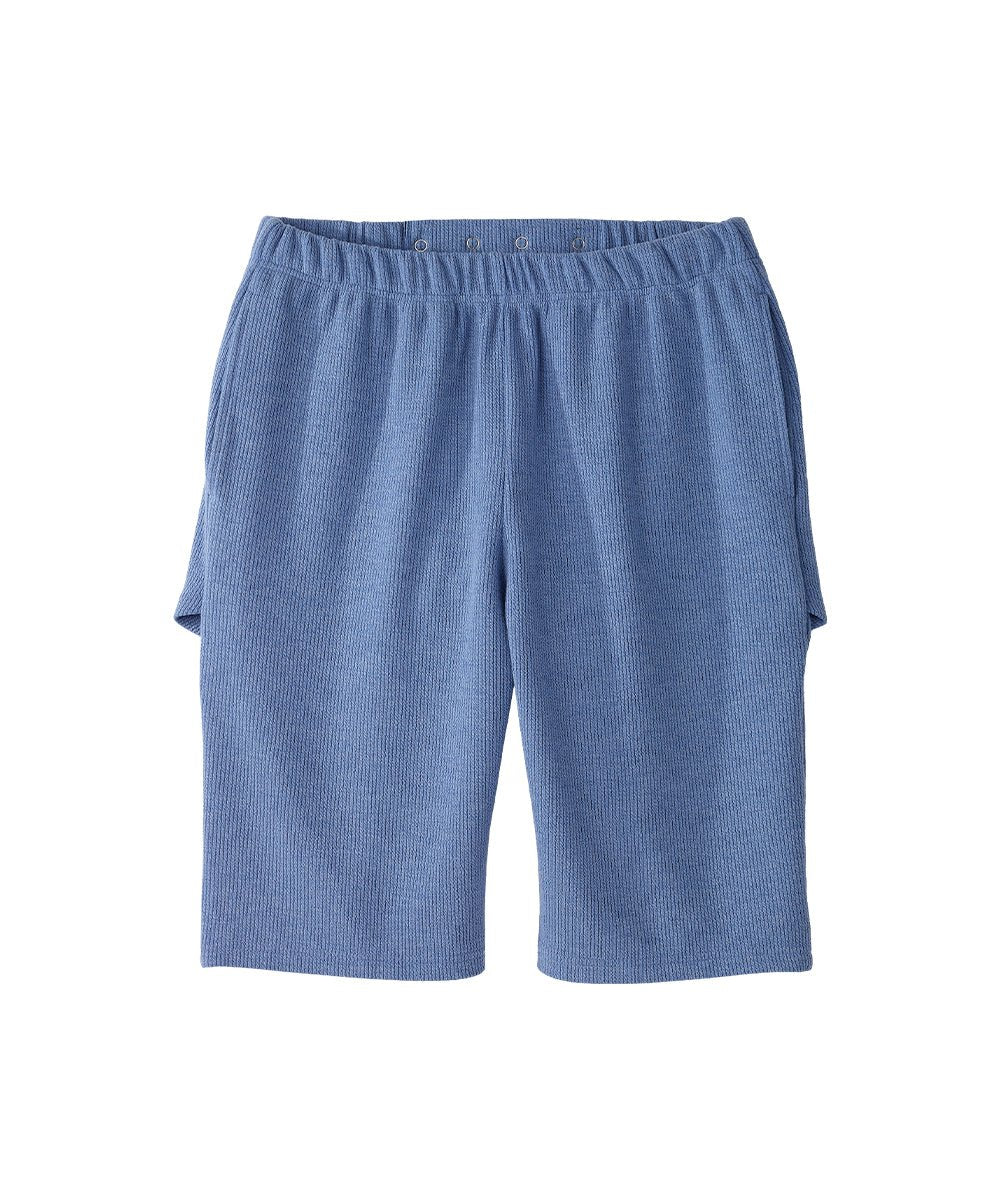 Women's Open Back Soft Ribbed Shorts - Silverts 1