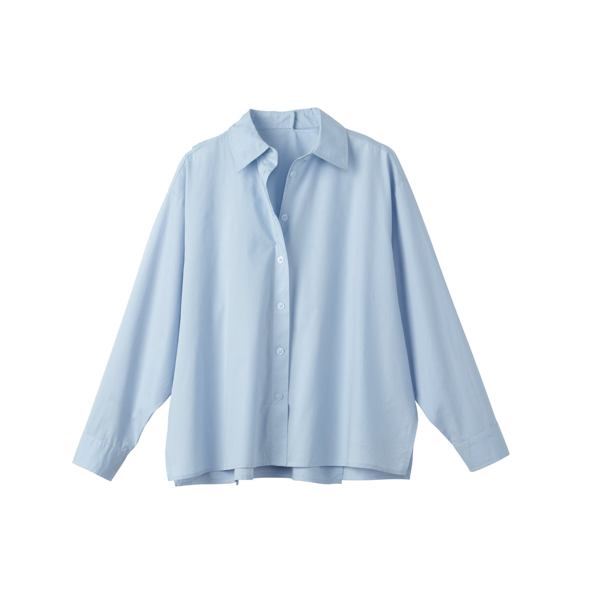 Women's Open Back Boyfriend Button Down Shirt - Silverts 3