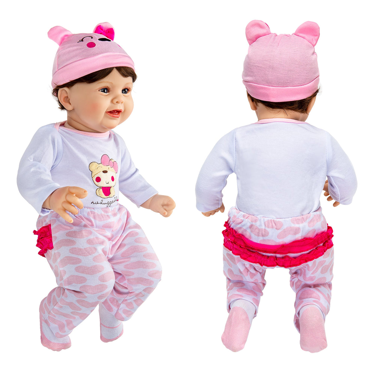 22 inch - Lifelike Reborn Baby Dolls for Seniors with Dementia -Therapy Doll - Soft Body Realistic Newborn - Alzheimer's Activity for Adults - Patients Nursing Home - Gifts for Elderly - Anxiety relief - Silverts 5
