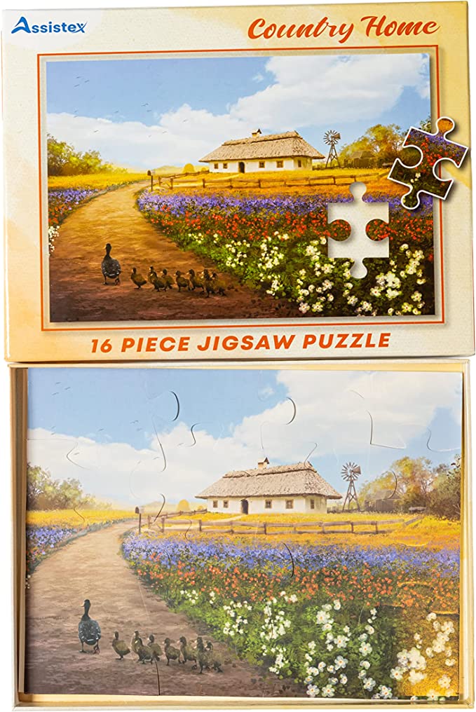 Dementia Puzzle 16 Large Pieces Jigsaw - Country Home - Silverts 3
