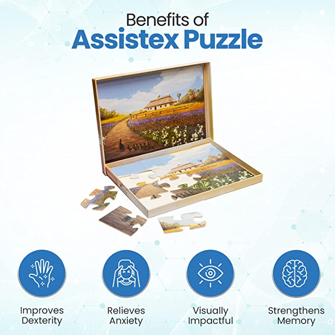 Dementia Puzzle 16 Large Pieces Jigsaw - Country Home - Silverts 4