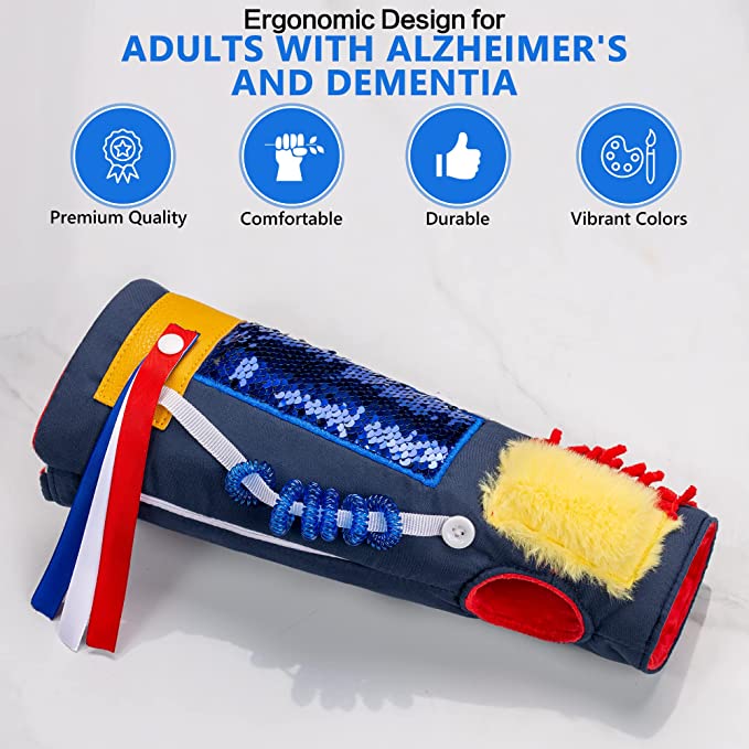 Fidget and Sensory Sleeve for Adults with Dementia & Alzheimer's - Silverts 6