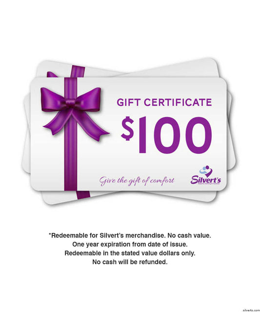 $100 Gift Card Certificates - Silverts 2