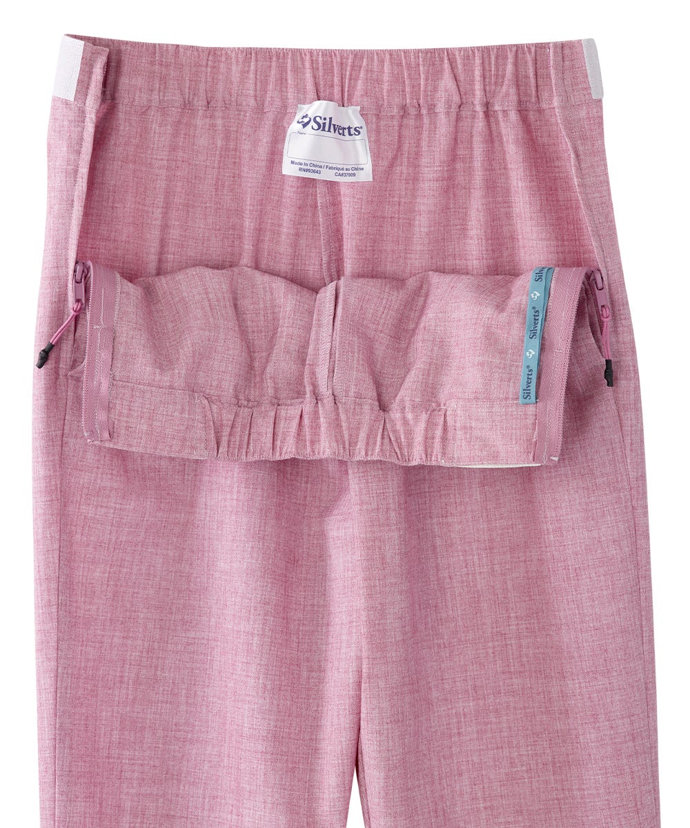 Women's Self Dressing Easy Zip Linen Capris - Silverts 2