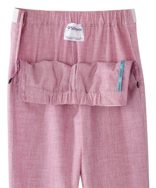 Women's Self Dressing Easy Zip Linen Capris - Silverts 2