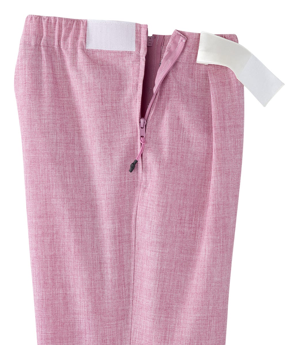 Women's Self Dressing Easy Zip Linen Capris - Silverts 10