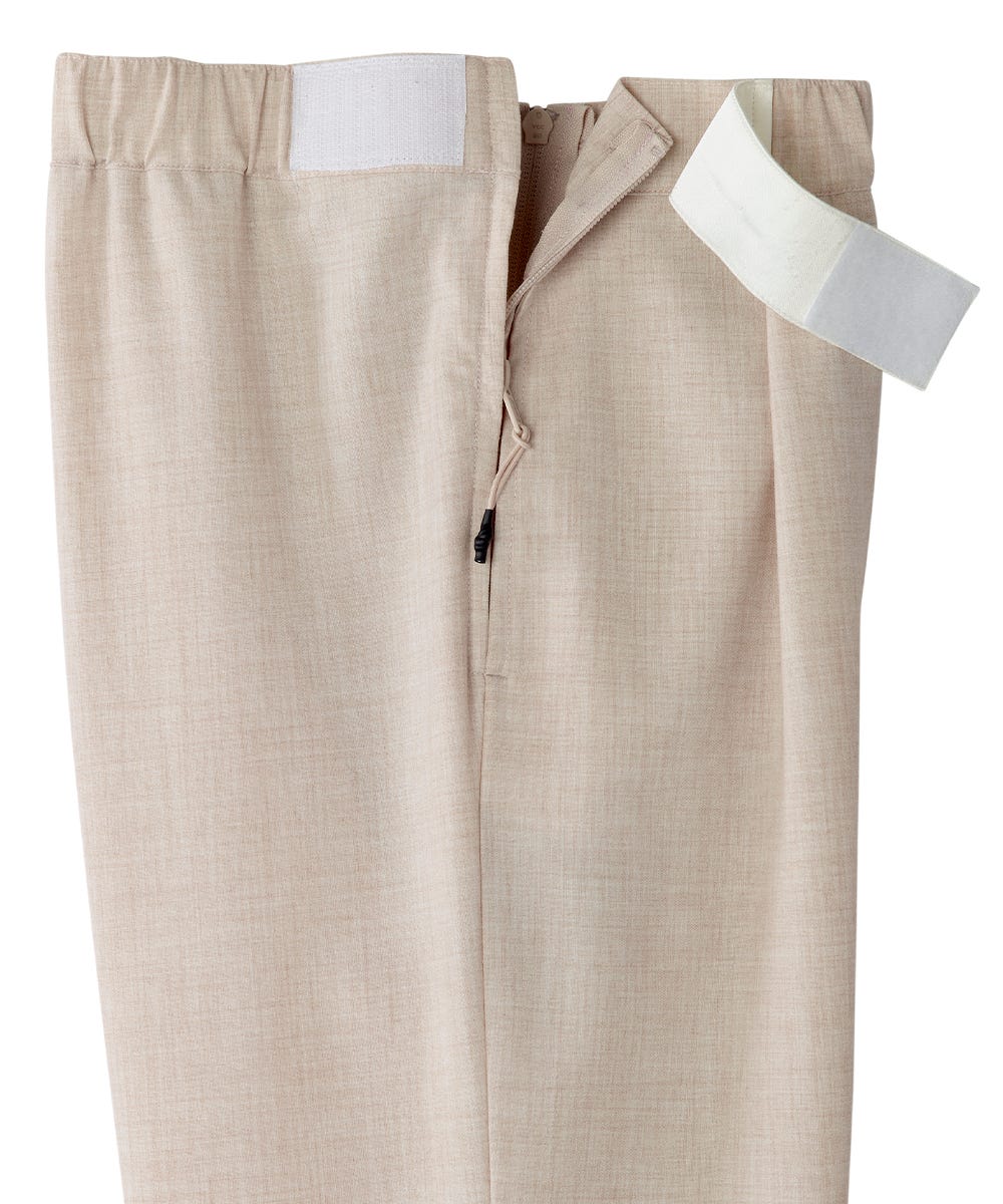 Women's Self Dressing Easy Zip Linen Capris - Silverts 7