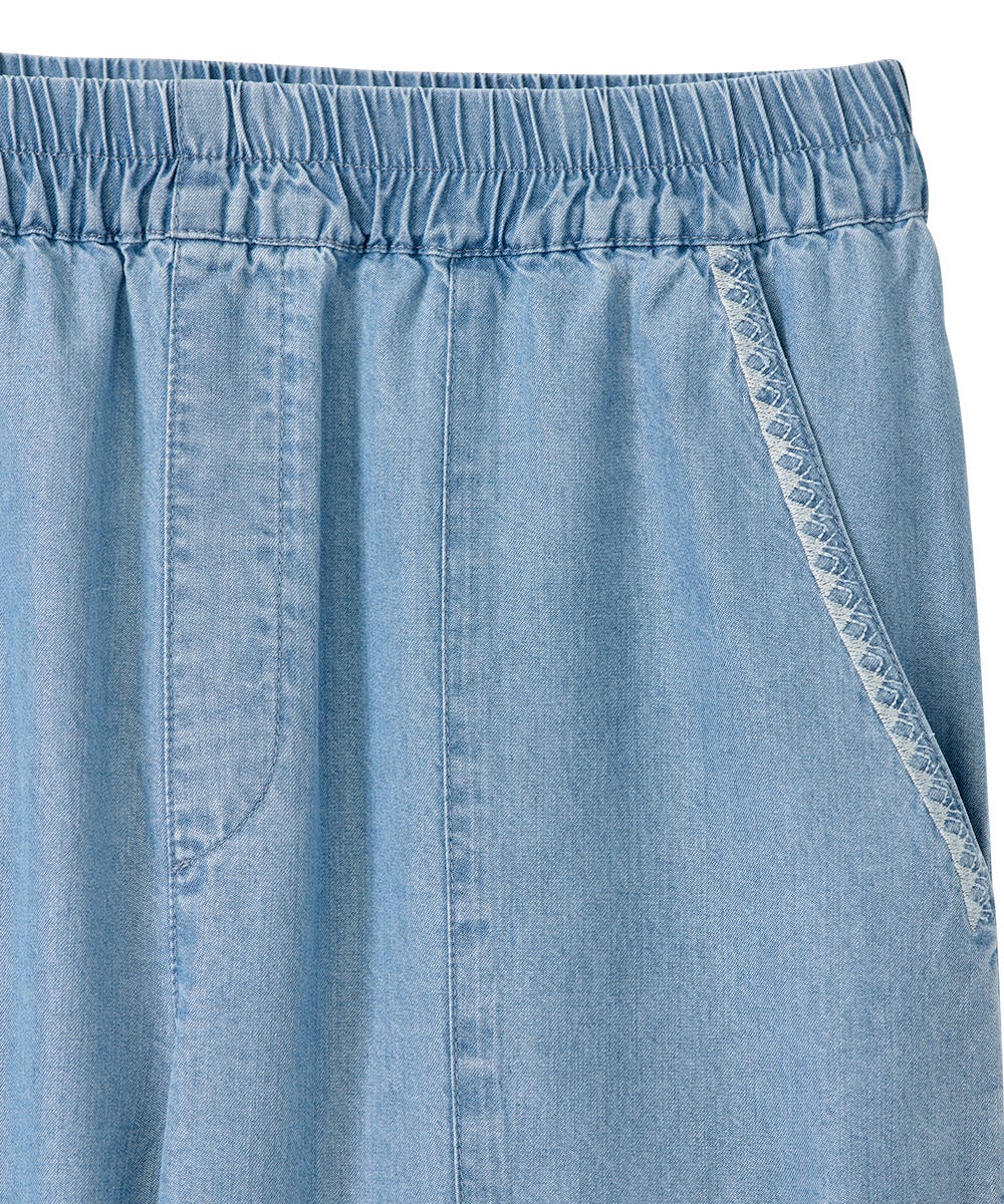 Women's Self Dressing Pull-on Wide Leg Capris - Silverts 6