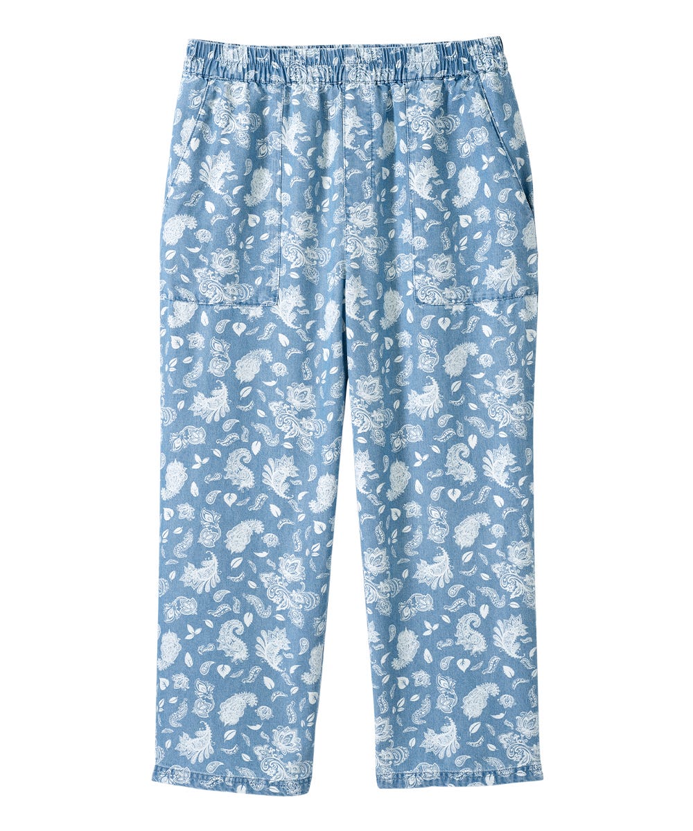 Women's Self Dressing Pull-on Wide Leg Capris - Silverts 1
