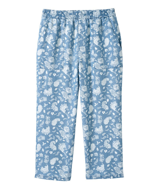 Women's Self Dressing Pull-on Wide Leg Capris - Silverts 1