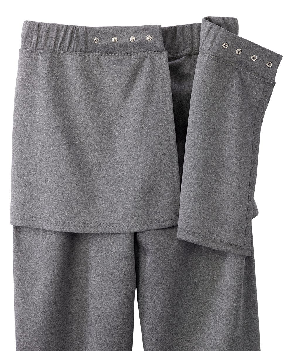 Women's Open Back Active Capri Pant - Silverts 2