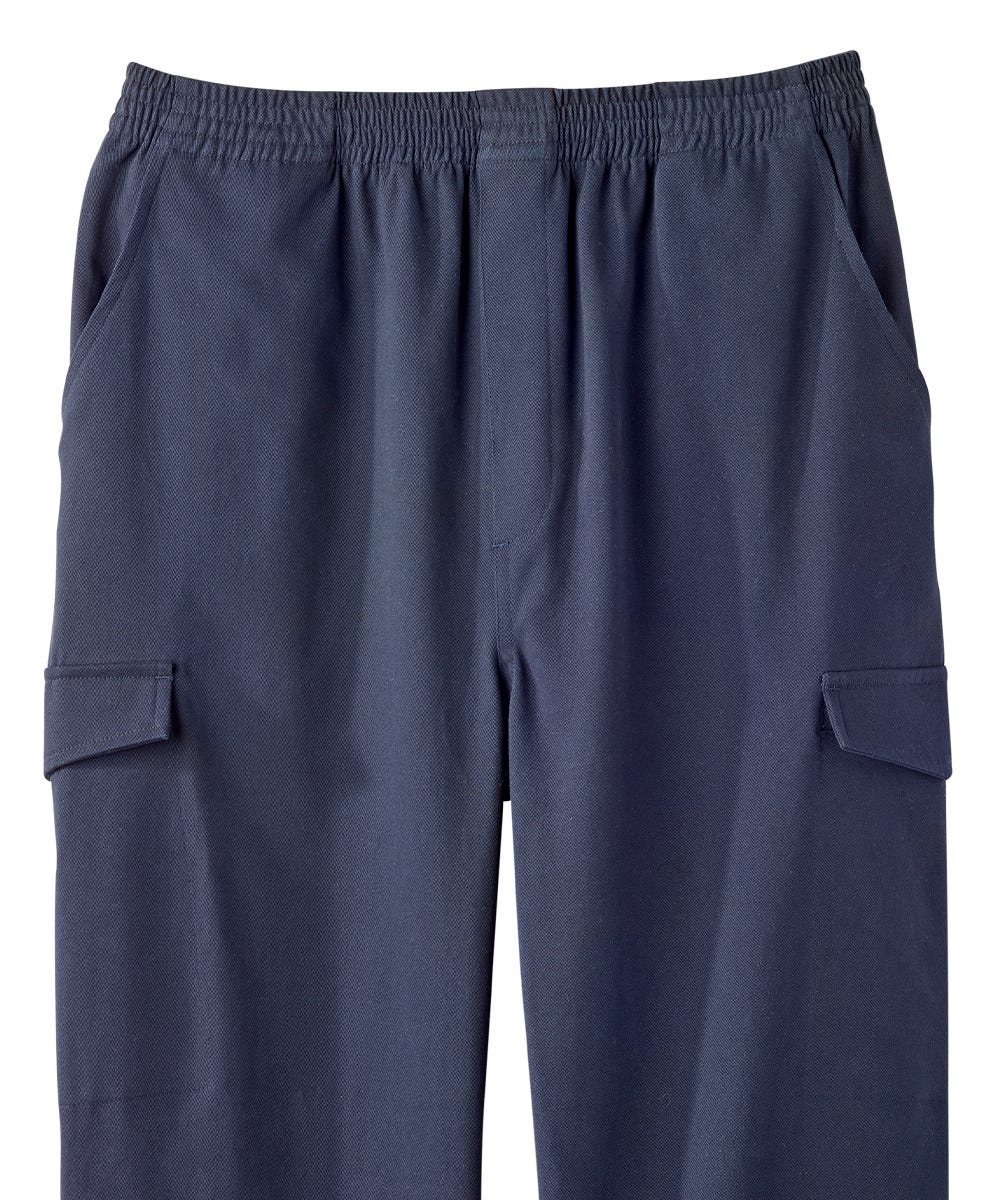 Senior Men's Adaptive Pull-on Pant with Cargo Pockets - Clearance - Silverts 18