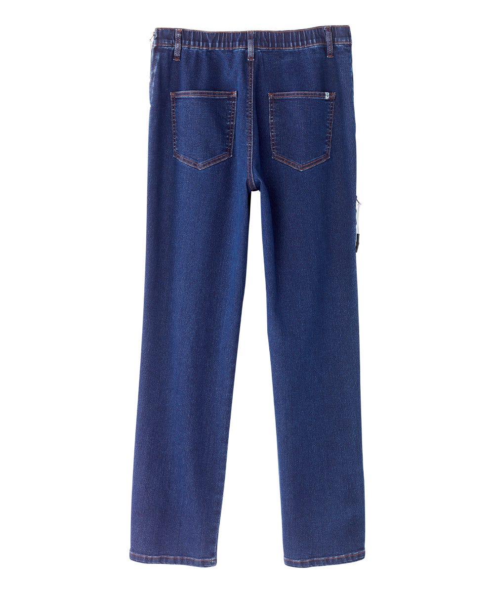 Men's Self Dressing Side Zip Jeans - Silverts 9