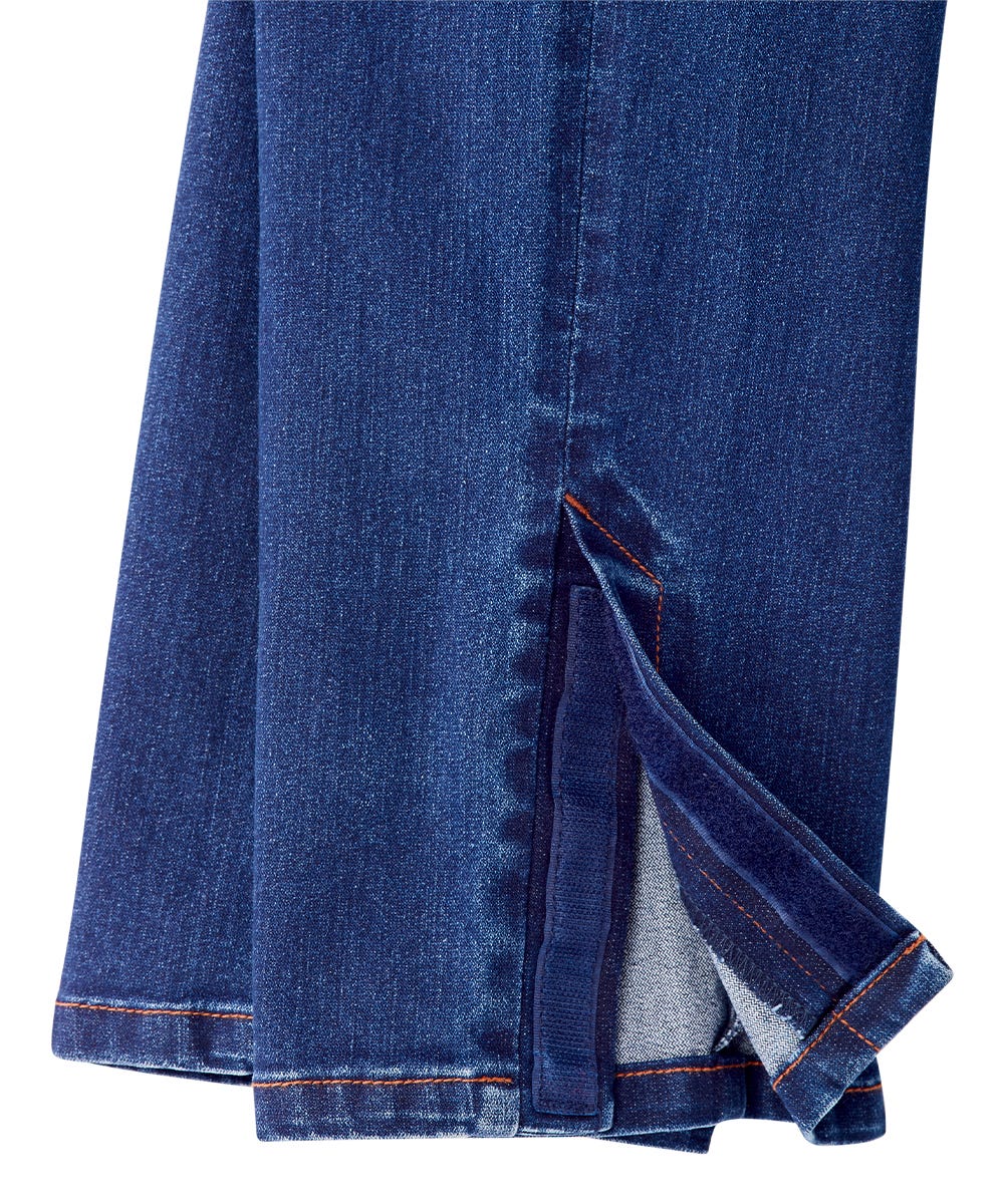 Men's Self Dressing Side Zip Jeans - Silverts 6