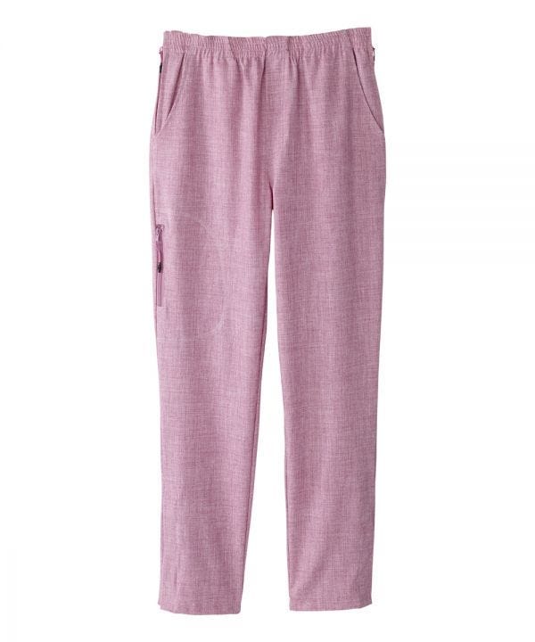 Women's Adaptive Side Zip Linen Pant - Silverts 1