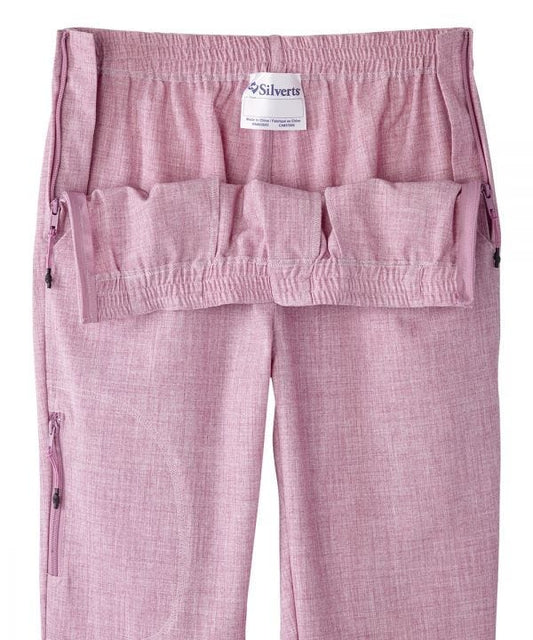 Women's Adaptive Side Zip Linen Pant - Silverts 2