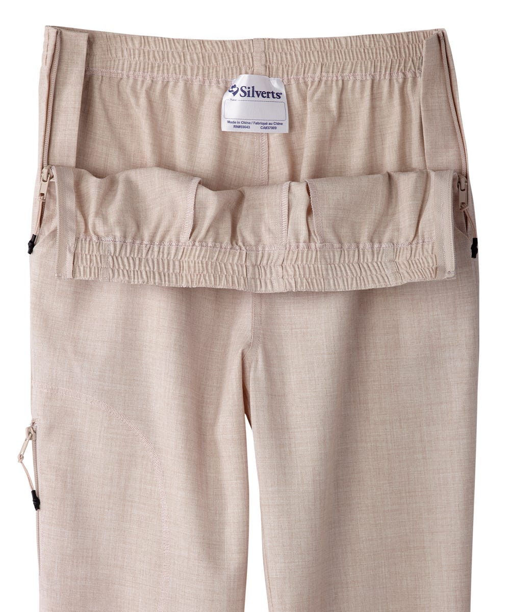 Women's Adaptive Side Zip Linen Pant - Silverts 6