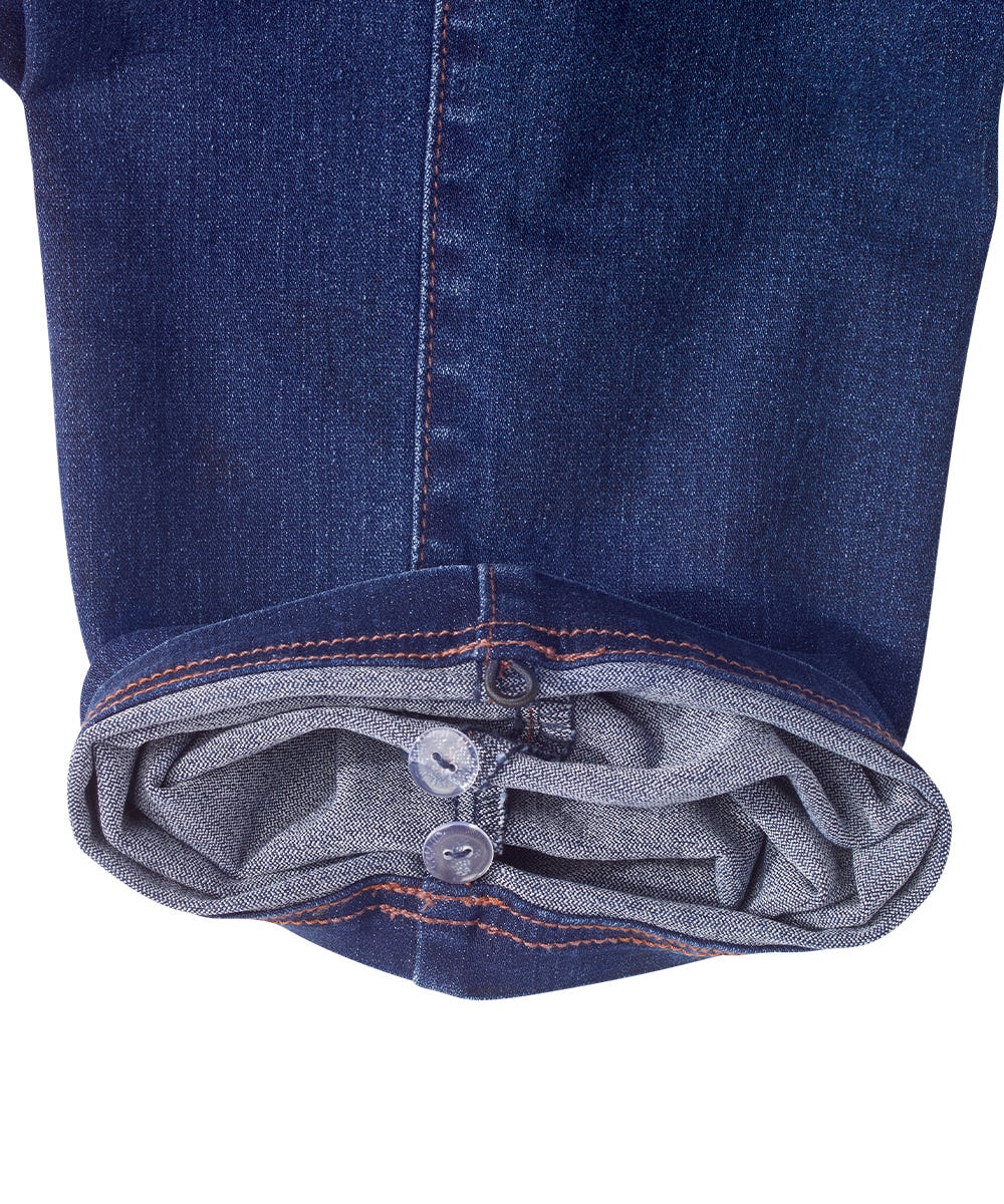 Men's Self Dressing Pull-on Jeans with Cargo Pockets - Silverts 10