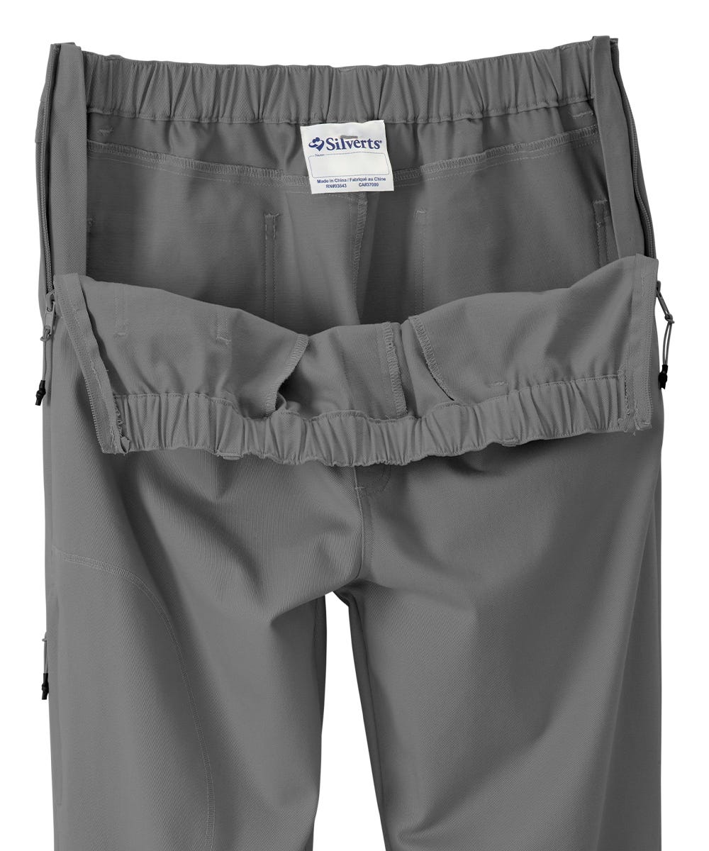 Men's Self Dressing Side Zip Pant - Clearance - Silverts 10