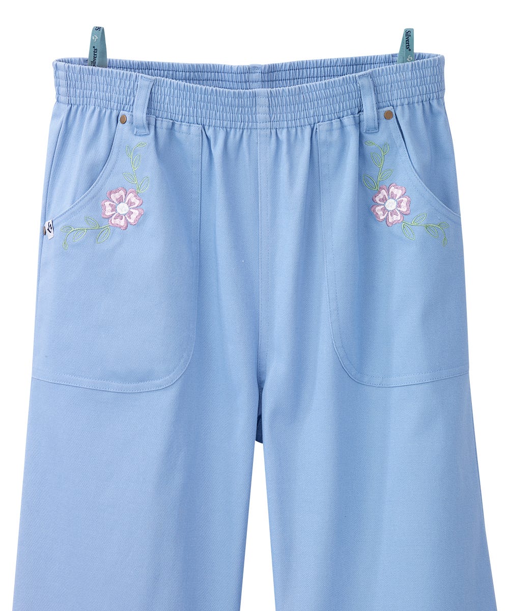 Women's Zip-off Leg Pull-on Pants - Silverts 14