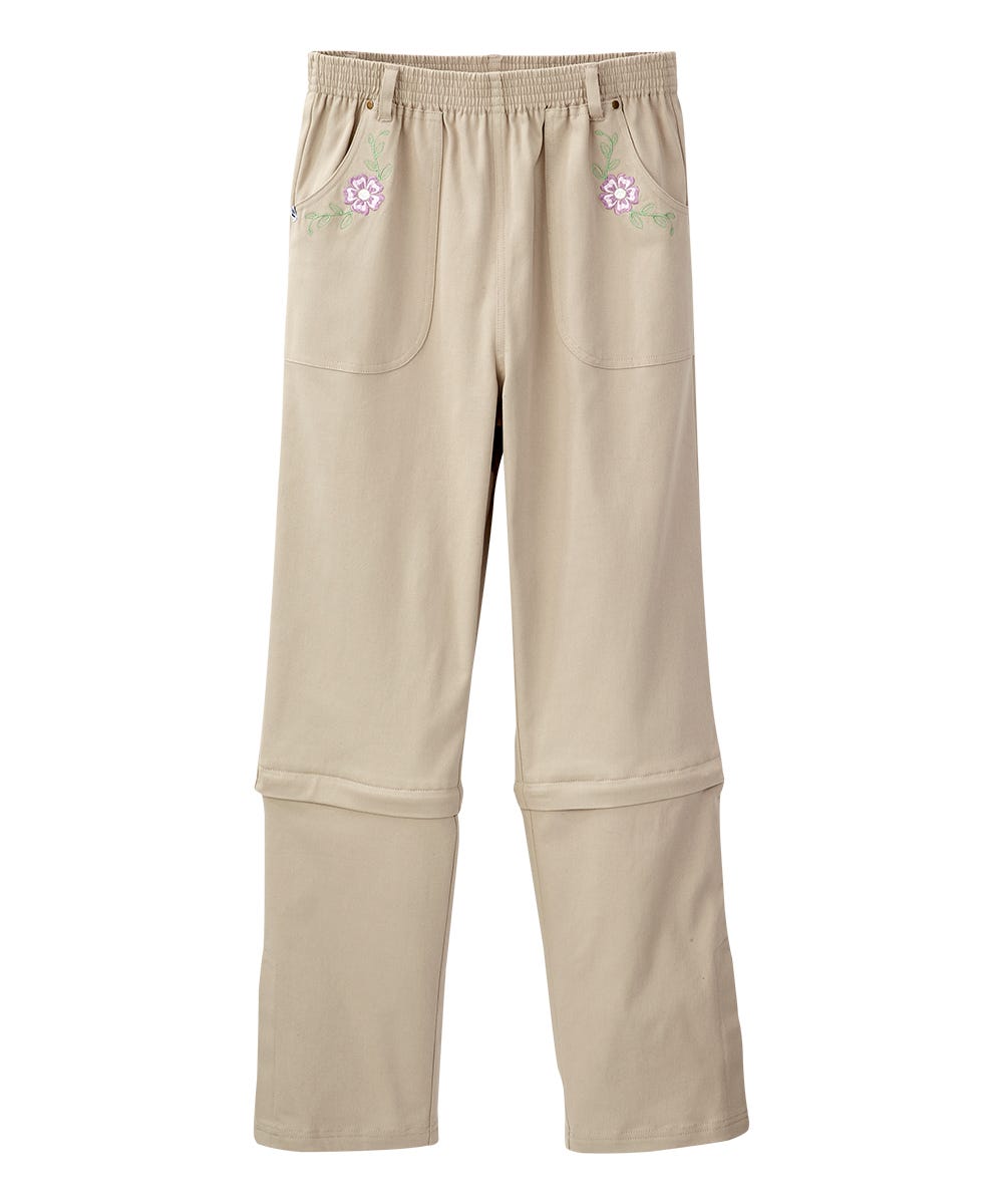 Women's Zip-off Leg Pull-on Pants - Silverts 7
