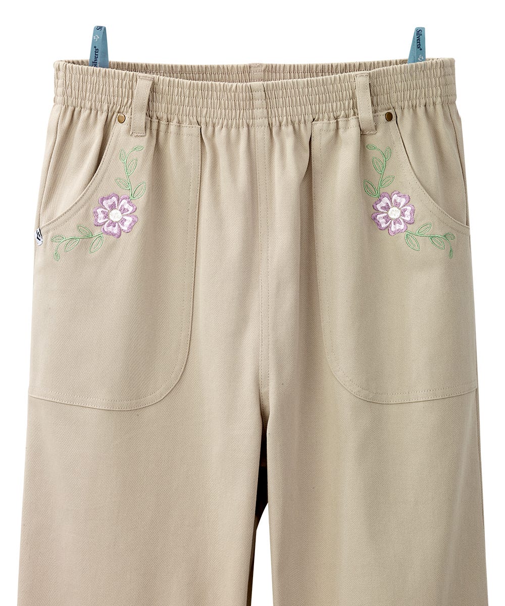 Women's Zip-off Leg Pull-on Pants - Silverts 8