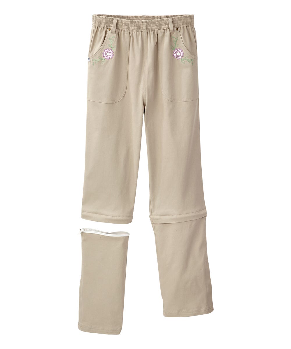 Women's Zip-off Leg Pull-on Pants - Silverts 9