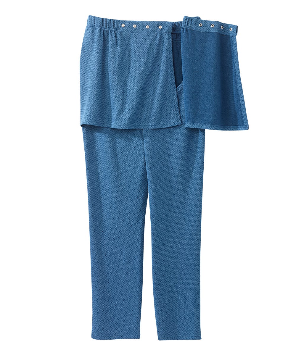 Women's Open Back Stretch Knit Pant - Silverts 2