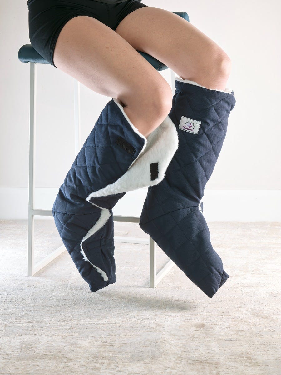 Unisex Extra Wide Adjustable Foot Protectors - Silverts 10
