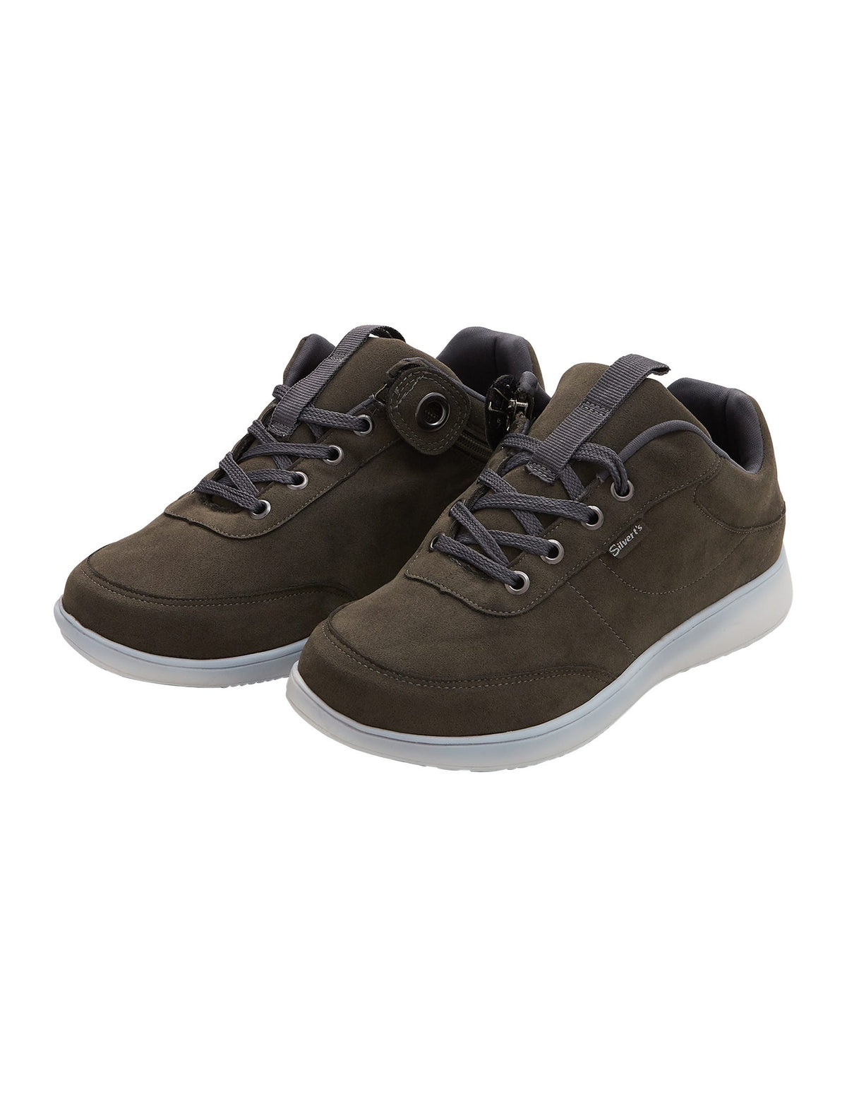 Womens Zipper Easy Access Shoes - Silverts 10