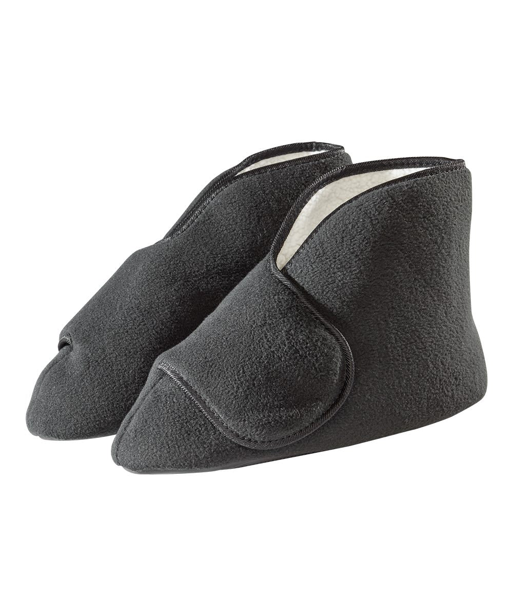 Deep and Wide Diabetic Bootie Slipper Women/Men - Silverts 1