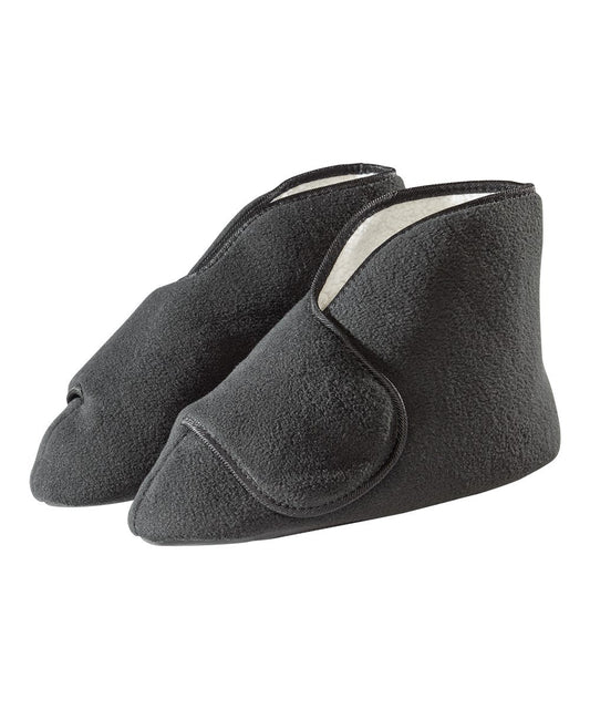 Deep and Wide Diabetic Bootie Slipper Women/Men - Silverts 1