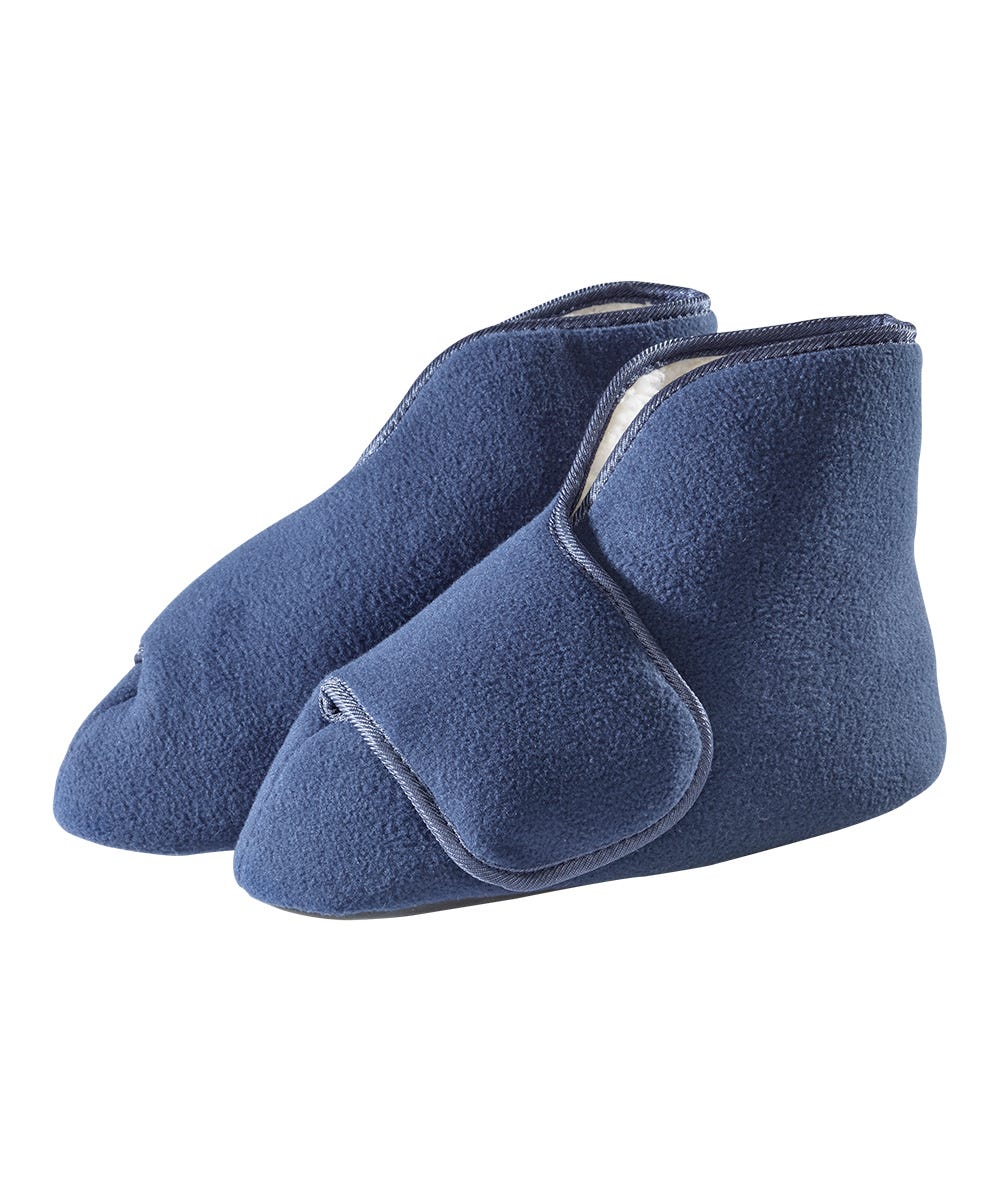 Deep and Wide Diabetic Bootie Slipper Women/Men - Silverts 5